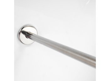 Straight Shower Rod 6 Ft Chrome