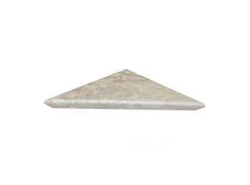 Single Tier Corner Shelf Pompeii Marble