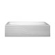 Spray Foam Bathtub Surf Skirt 56 x 32 x 15, White, Right Hand