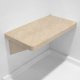 Travertine LH Bench Shower Seat, Bracket & Supertach