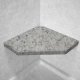 Evo Corner Hexagon Shower Seat, Bracket & Supertach