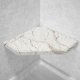 Tuscany Corner Hexagon Shower Seat, Bracket & Supertach