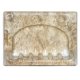 Surface Mount Soap Dish, Bianco Travertine
