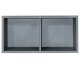 Liquid Accents 12 x 24 Inch Niche, Gray