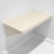 Almond LH Bench Shower Seat, Bracket & Supertach