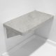 Classic Concrete LH Bench Shower Seat, Bracket & Supertach
