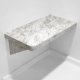 Glacier Ice LH Bench Shower Seat, Bracket & Supertach