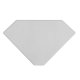 Safety Soft Seating & Flooring Hexagonal Seat, Concrete Gray