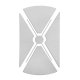 Safety Soft Seating & Flooring Large Shower Base, 39 inch x 20 inch, Center Drain, Concrete Gray
