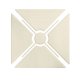 Safety Soft Seating & Flooring Small Shower Base, 20 inch x 20 inch, Center Drain, Sand