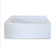 Spray Foam Bathtub Straight Skirt 60 x 32 x 19, White, Left Hand