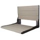 Liquid Accents Composite Seat, Silver Frame with Beige Seating