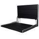Liquid Accents Composite Seat, White Frame with Black Seating