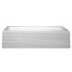 5 ft. Surf White Bathtub Liner