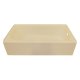Acrylic Replacement Tub 60x30x15 LH Straight Skirt, Sandbar