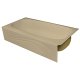 Spray Foam Bathtub Wave Skirt 62 x 31.5 x 13, Sandbar, Left Hand