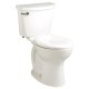 American Standard Cadet Pro Elongated 2-Pc. Toilet, 12 inch Rough, Right Height, White (W/Out Seat)