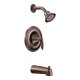Moen Eva 2133 1-Handle Posi-Temp Tub & Shower (Trim Only), Oil Rubbed Bronze, 1-Function Showerhead