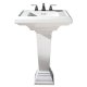 American Standard Town Square 24 inch Pedestal Sink 4 inch Centerset, Linen