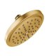 Moen Fina One Function 7 Diameter Rain Shower Showerhead Eco-Performance S176Ep, Brushed Gold