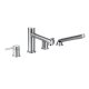 Moen Align 394 Two-Handle Diverter Roman Tub Faucet And Hand Shower Trim Only-Chrome