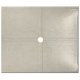 Flat Shower Floor 47x59 w/ Drain Channels, Silver White Marble