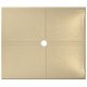 Flat Shower Floor 47x59 w/ Drain Channels, Almond
