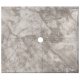 Flat Shower Floor 47x59 w/ Drain Channels, Arctic Ice