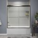 Liquid Accents 60 X 62 Shower Door,Oil Rubbed Bronze, 1/4 inch Clear Glass, Two Towel Bars & Knobs