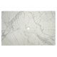 Flat Shower Floor With Drain Channels 60x94, Santorini White