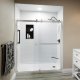 Liquid Accents 60X74 Denali  Double Slider Shower Door, Chrome, 5/16 inch Clear Glass