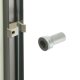 Recessed Knob, Chrome