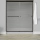 Liquid Accents 60X70 Door, Oil Rubbed Bronze, 1/4 inch Corrugated Privacy Glass, 2 Towel Bars & Knobs