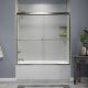 Liquid Accents Alpine Shower Door 60 x 62 Oil Rubbed Bronze with 5/16 Clear Glass, Two Towel Bar