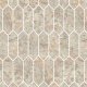 Imp/Picket 65X98.5 W/ 3 Special Bends Bianco Travertine