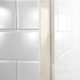 1-1/8 Inch Outside Corner Trim Silver White Marble