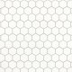 Deco Trim Hexagon W/ 4 Special Bends Matte White Grayline