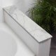 Knee Wall Cap, Acrylic (3/4 X 6 X 40), Santorini White