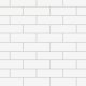Rvl/4x12 Subway  60X103 W/ 2 Special Bends Matte White Grayline