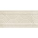 Santa Fe Listello Trim (2) Silver White Marble
