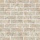 Rvl/4x12 Subway 40X103 W/ 2 Special Bends Bianco Travertine
