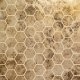 6 Inch Hexagonal Reveal Back Wall, 1 Special Bend, Madeira Granite