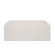 Linear Whirlpool Bathtub 60 x 36x 19, Left-Hand Drain, Gray