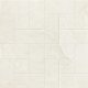 36X98 Windmill Tile Silver/White Marble