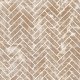 LE/Herringbone Back Wall W/ 2 Special Bends Sandalwood