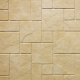 Piazza Sim-Tile Back Wall, White Travertine