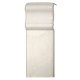 Wainscoting Seam Silver/White Marble
