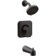 Moen 2473 Genta Tub & Shower Trim, Matte Black