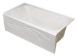 Acrylic Replacement Tub 60x32x19 w/Arm & Head Rest, RH Straight Skirt, Sandbar
