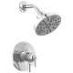 Saylor Two Handle Multi Function Shower Faucet in Chrome (Trim Only)
